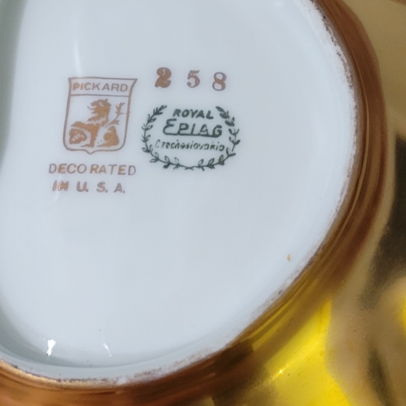 PICKARD Porcelain Leaf Dish🍁 - Picture 6 of 6